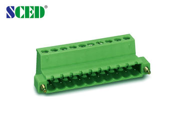 Maschio alimentabile 300V 18A 2P - della spina del passo 5.08mm del blocchetto terminali blocchetto terminali Pluggable 20P