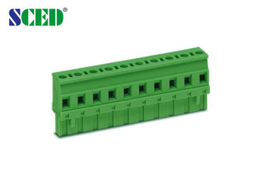 Passo alimentabile femminile 7.62mm 300V 18A 2P - 16P del blocchetto terminali della spina