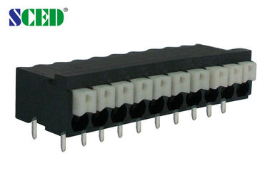 AWG di spaziatura del materiale 16-22 dei blocchetti terminali LCP della primavera di 3.50mm con il pulsante